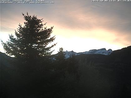 Leysin: Chalet Sybil, CH-1854 - vue en direction de l'est