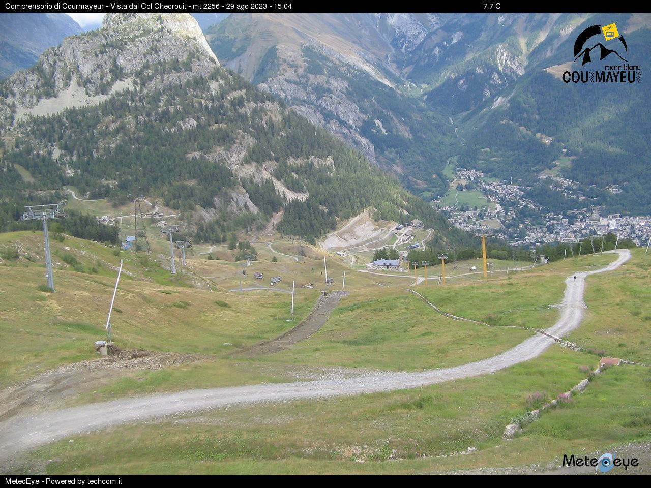 Traffic Cam Courmayeur: Col Checrouit