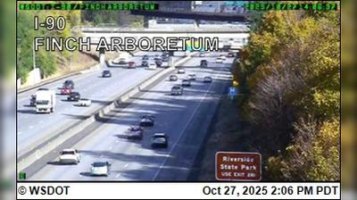 Finch Arboretum I-90: Scenic Traffic View Finch Arboretum I-90: Scenic Traffic View