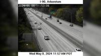 Spokane: I-90 at MP 278.9: Finch Arboretum - Day time