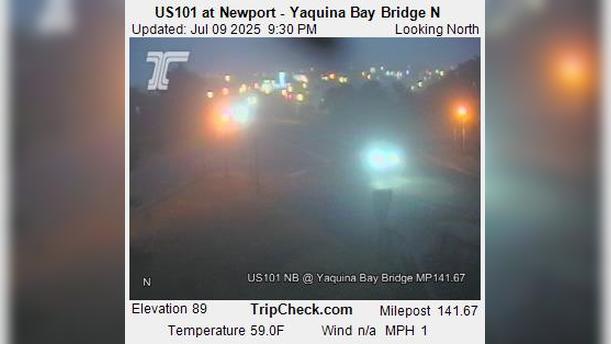 Traffic Cam Newport: US101 at - Yaquina Bay Bridge N
