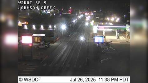 Traffic Cam Sumas: SR 9 at MP 97.8: Johnson Creek