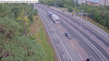 Traffic Cam Bergshamra: Tpl - södra
