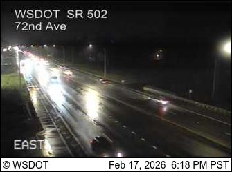 Traffic Cam Battle Ground: SR 502 at MP 3.6: NE 72nd Ave