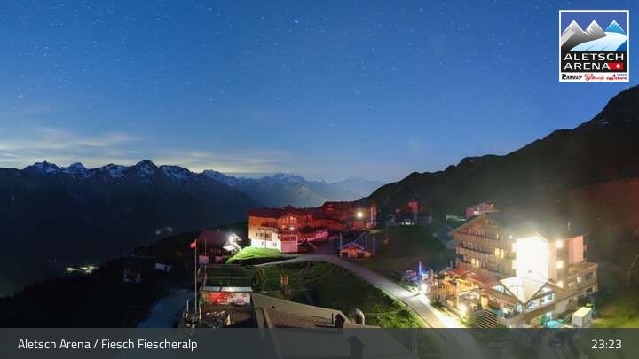 Fiesch › Südwesten: Schweizer Skischule Fiesch - Ferienwohnung Nowak Chalet Fiescheralp Adlerhorst Kühboden