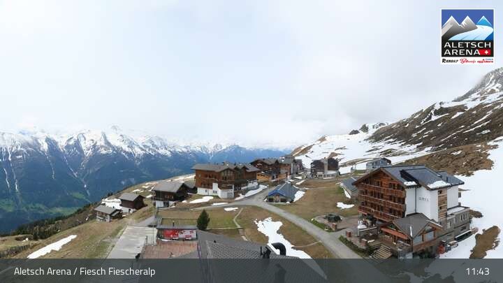 Fiesch › Südwesten: Schweizer Skischule Fiesch - Ferienwohnung Nowak Chalet Fiescheralp Adlerhorst Kühboden