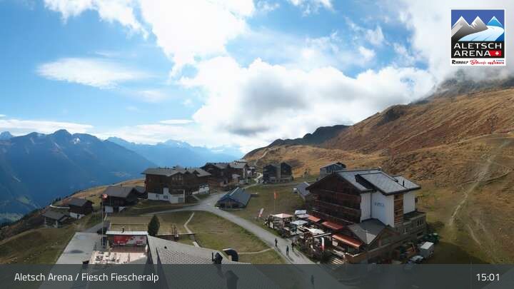 Fiesch › Südwesten: Schweizer Skischule Fiesch - Ferienwohnung Nowak Chalet Fiescheralp Adlerhorst Kühboden