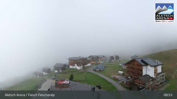 Fiesch › Südwesten: Schweizer Skischule Fiesch - Ferienwohnung Nowak Chalet Fiescheralp Adlerhorst Kühboden