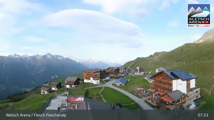 Fiesch › Südwesten: Schweizer Skischule Fiesch - Ferienwohnung Nowak Chalet Fiescheralp Adlerhorst Kühboden