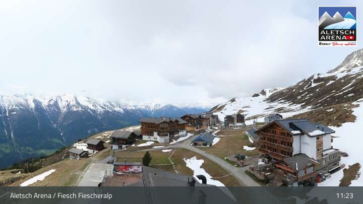 Fiesch › Südwesten: Schweizer Skischule Fiesch - Ferienwohnung Nowak Chalet Fiescheralp Adlerhorst Kühboden