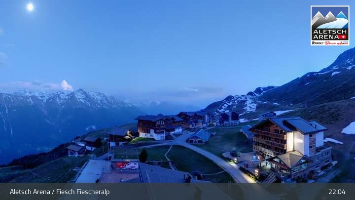 Fiesch › Südwesten: Schweizer Skischule Fiesch - Ferienwohnung Nowak Chalet Fiescheralp Adlerhorst Kühboden