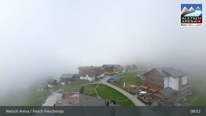 Fiesch › Südwesten: Schweizer Skischule Fiesch - Ferienwohnung Nowak Chalet Fiescheralp Adlerhorst Kühboden