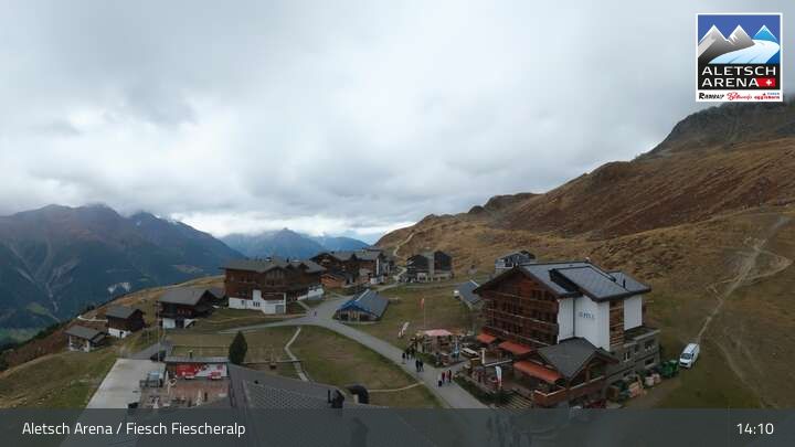 Fiesch › Südwesten: Schweizer Skischule Fiesch - Ferienwohnung Nowak Chalet Fiescheralp Adlerhorst Kühboden