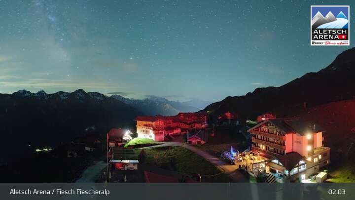 Fiesch › Südwesten: Schweizer Skischule Fiesch - Ferienwohnung Nowak Chalet Fiescheralp Adlerhorst Kühboden