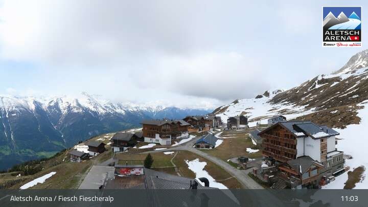 Fiesch › Südwesten: Schweizer Skischule Fiesch - Ferienwohnung Nowak Chalet Fiescheralp Adlerhorst Kühboden