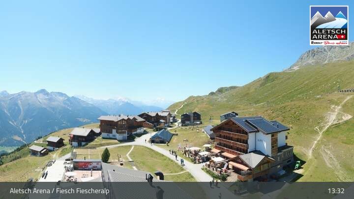 Fiesch › Südwesten: Schweizer Skischule Fiesch - Ferienwohnung Nowak Chalet Fiescheralp Adlerhorst Kühboden