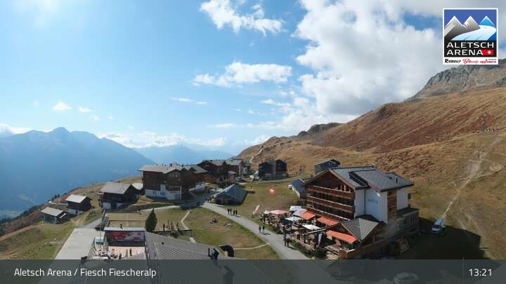 Fiesch › Südwesten: Schweizer Skischule Fiesch - Ferienwohnung Nowak Chalet Fiescheralp Adlerhorst Kühboden