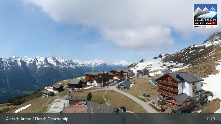 Fiesch › Südwesten: Schweizer Skischule Fiesch - Ferienwohnung Nowak Chalet Fiescheralp Adlerhorst Kühboden