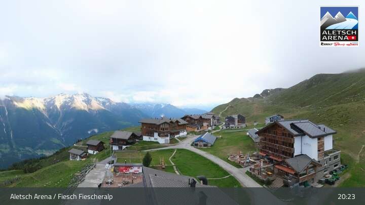 Fiesch › Südwesten: Schweizer Skischule Fiesch - Ferienwohnung Nowak Chalet Fiescheralp Adlerhorst Kühboden