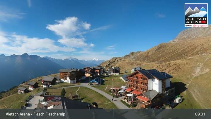 Fiesch › Südwesten: Schweizer Skischule Fiesch - Ferienwohnung Nowak Chalet Fiescheralp Adlerhorst Kühboden