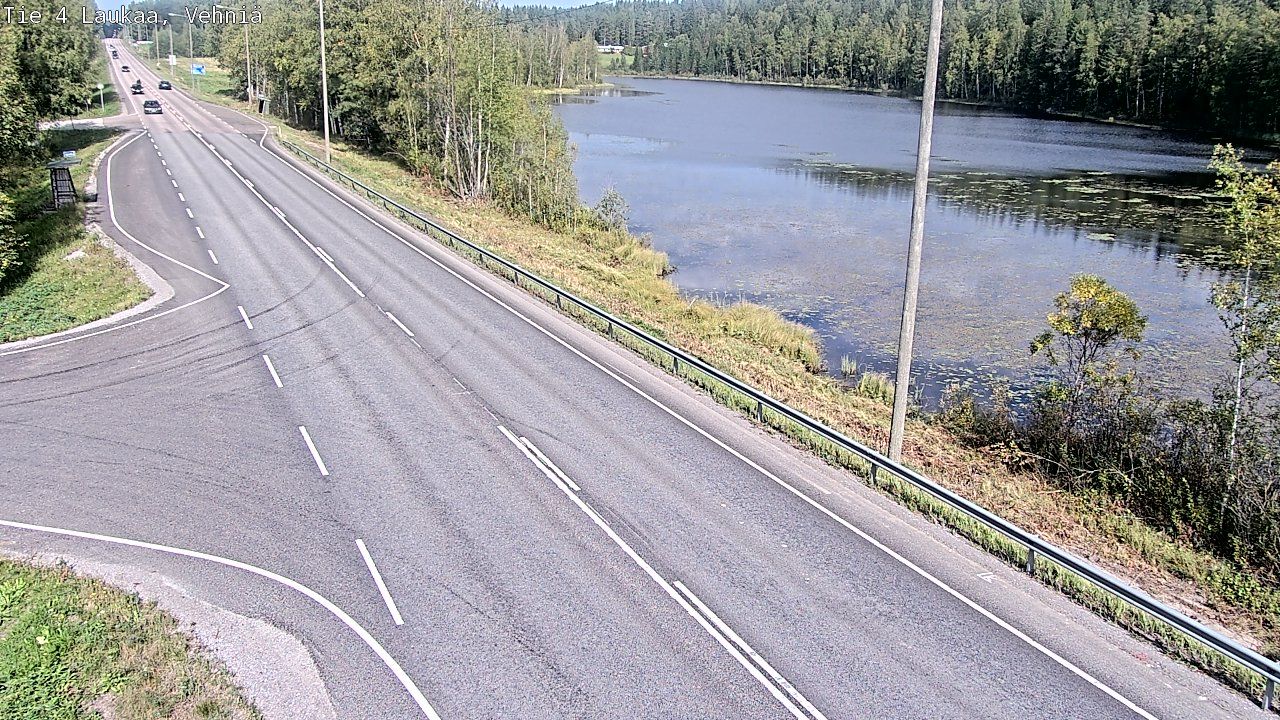 Traffic Cam Laukaa: Tie - Vehniä - Ouluun
