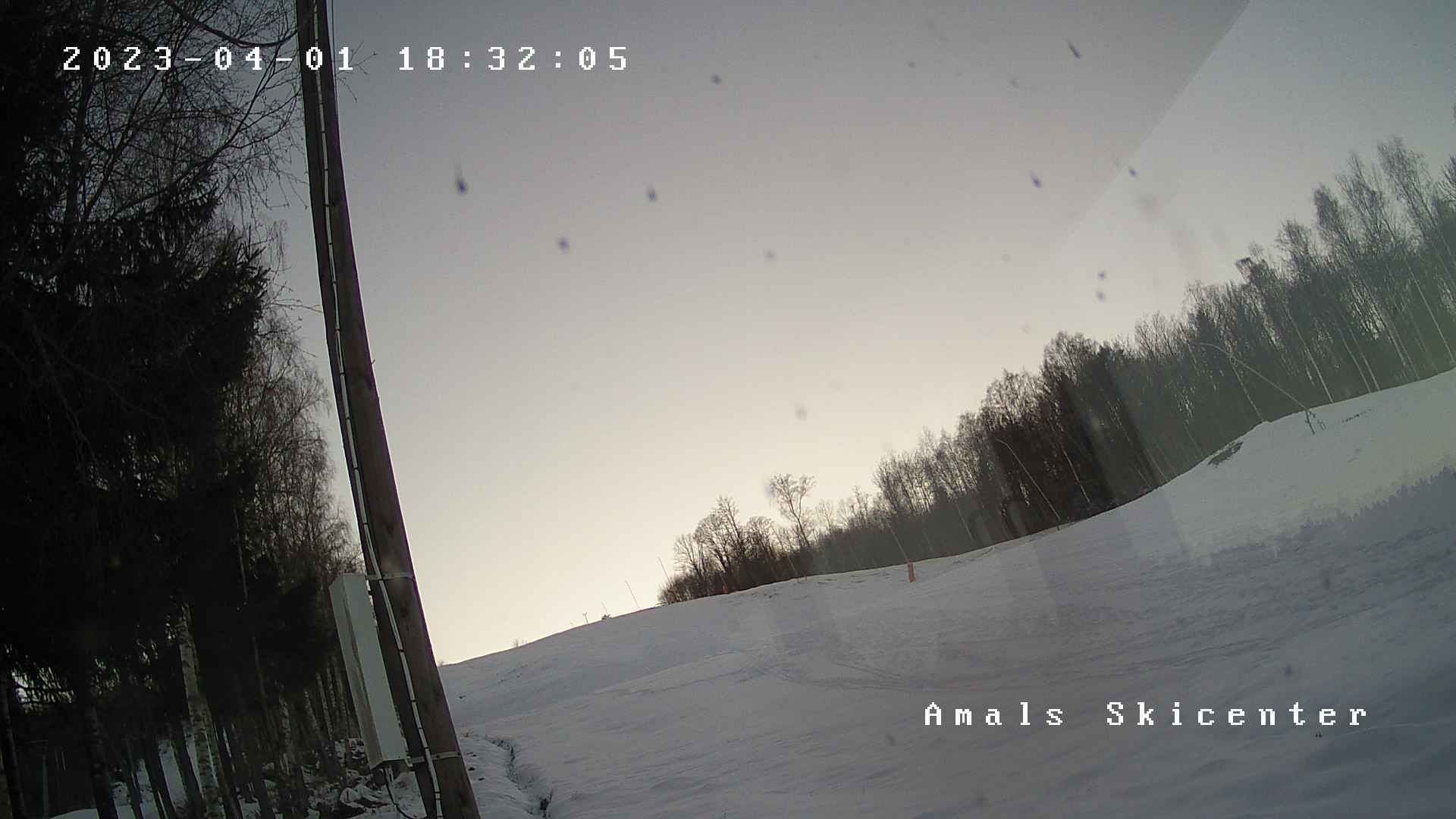 Traffic Cam Fengersfors › North-East: Åmåls Skicenter