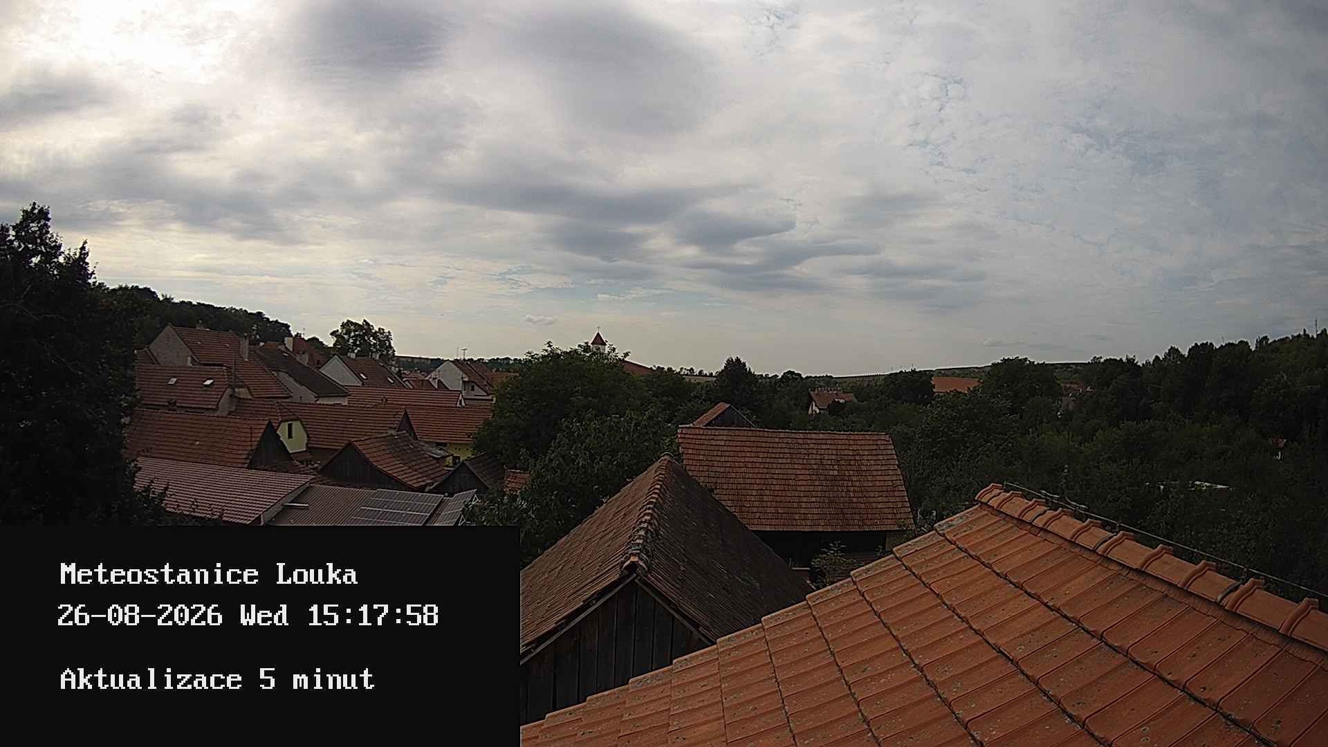 Traffic Cam Louka › North-West: Louka nad Veličkou