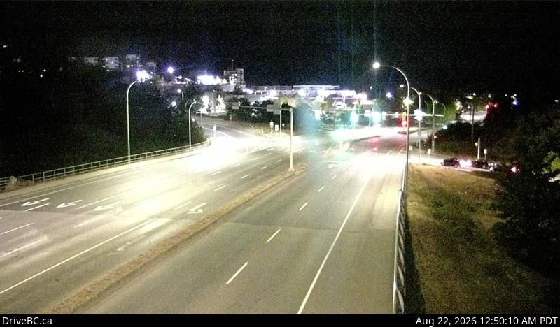 Traffic Cam Langford › North: Hwy 1 at the Millstream Interchange, looking north