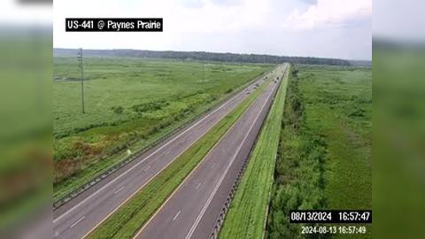 Traffic Cam Robinson Heights: US-441 at Paynes Prairie A