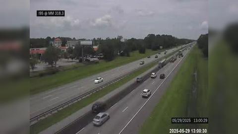 Traffic Cam St. Augustine: I-95 @ MM 318.3