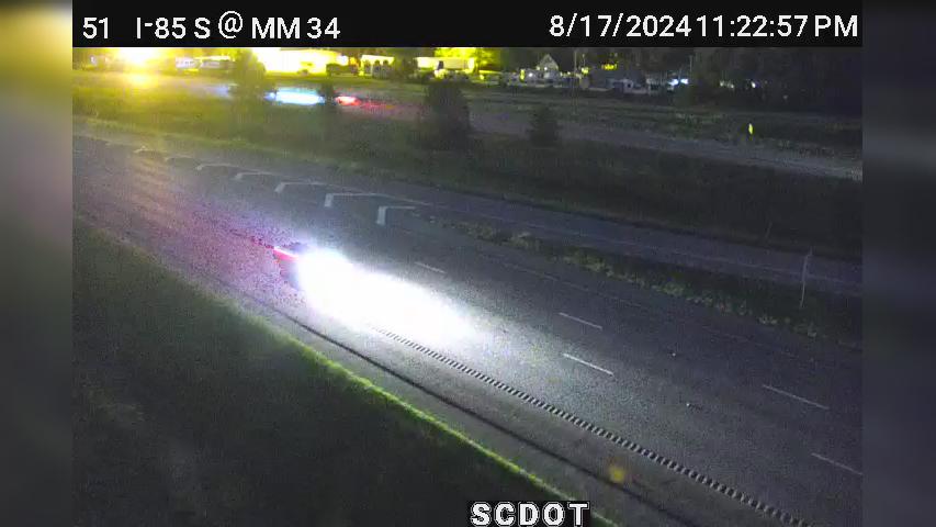 Traffic Cam White Plains: I-85 S @ MM 34 (US)