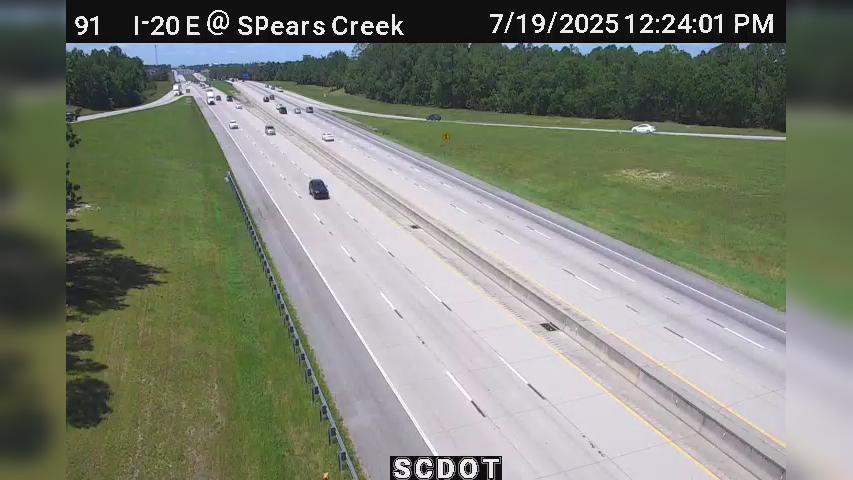 Traffic Cam Royal Pines Estates: I-20 E @ MM 82 (Spears Creek Rd)