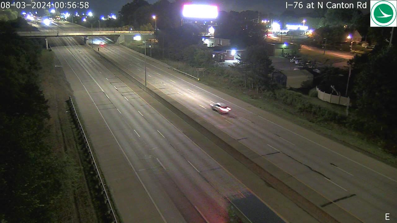 Traffic Cam Ellet: I-76 at N Canton Rd