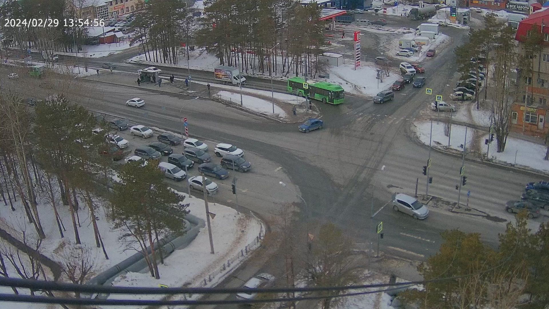 Traffic Cam Tyumen: Московский тракт - А.Кореневского
