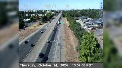 Traffic Cam Chico: Hwy 99 at Southgate