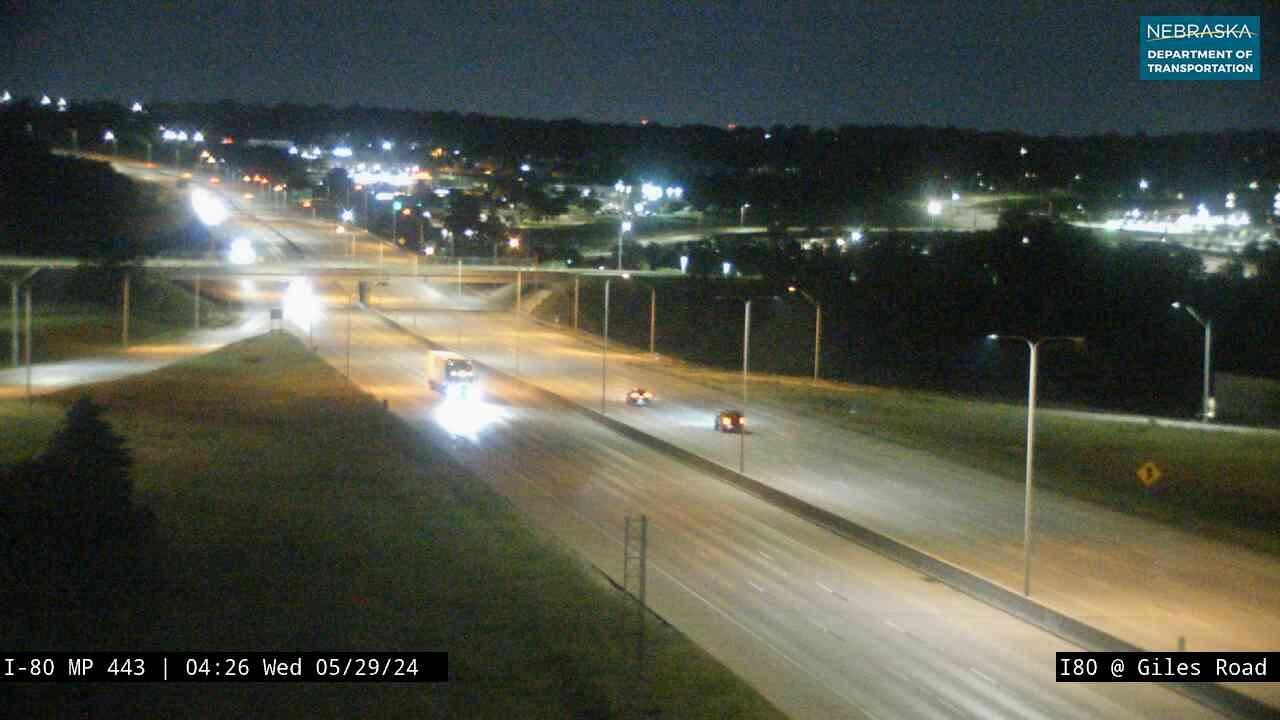 Traffic Cam Chalco: I-80: Giles Road Exit: Interstate View