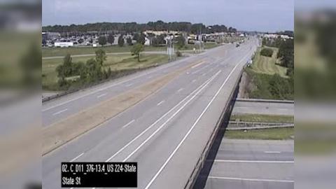 Traffic Cam Union Township: I-376 @ EXIT 13 (US 224 STATE ST/POLAND, OH)