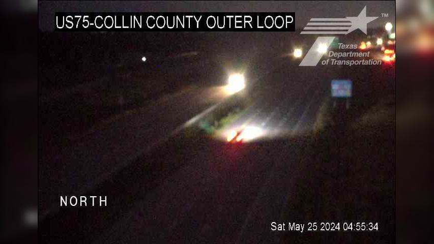Traffic Cam Anna › North: US 75 @ Collin Co. Outer Loop