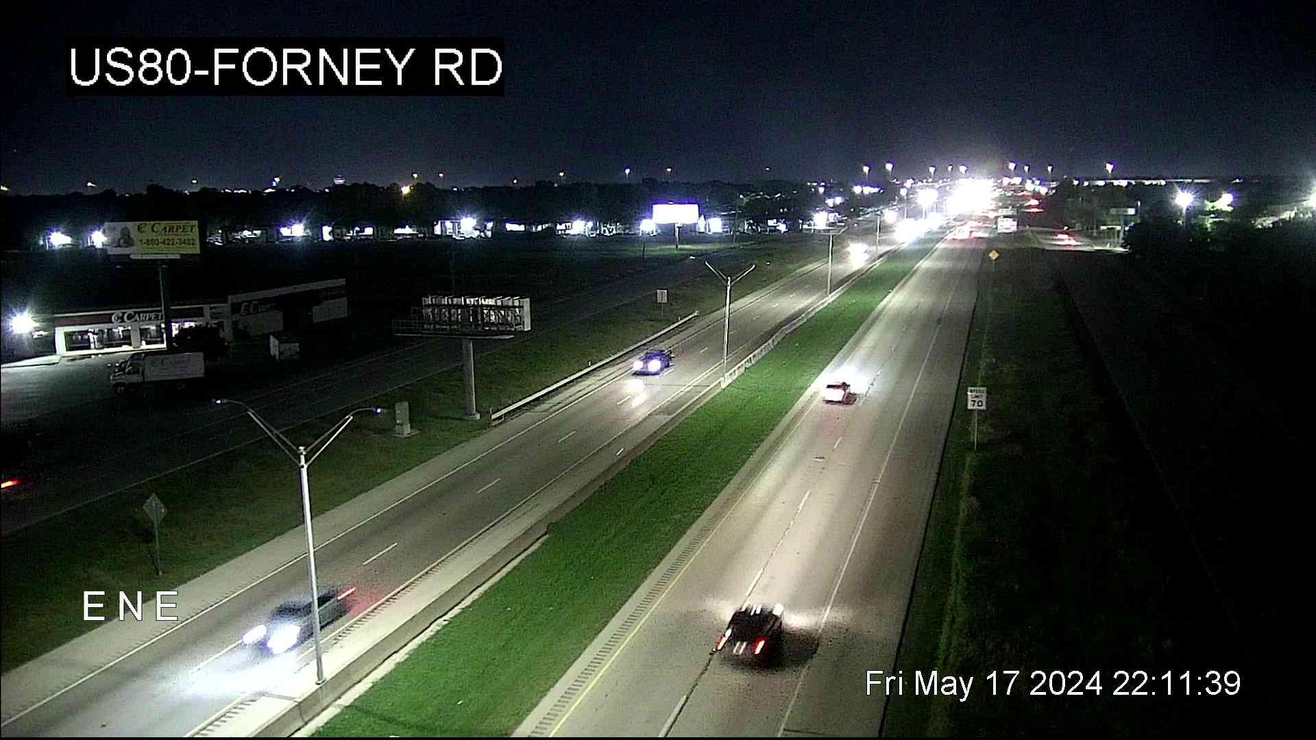 Traffic Cam Mesquite › East: US 80 @ Forney Rd