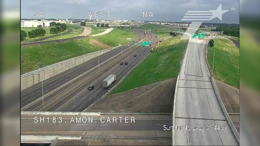 Traffic Cam Fort Worth › East: SH 183 @ Amon Carter