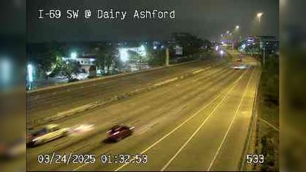 Traffic Cam Sugar Land › South: I-69 Southwest @ Dairy Ashford