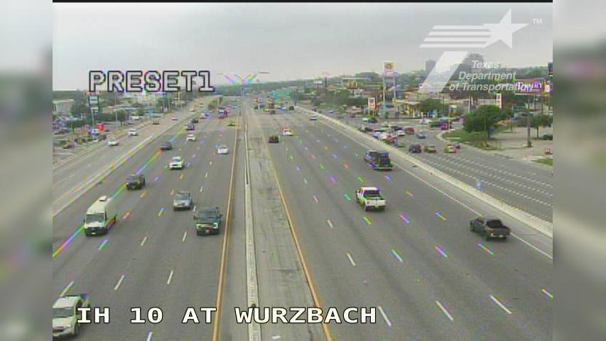 Traffic Cam San Antonio › East: IH 10 at Wurzbach