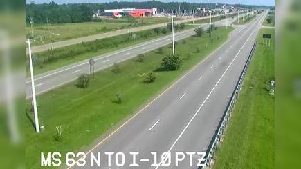 Traffic Cam Moss Point: I-10 at MS