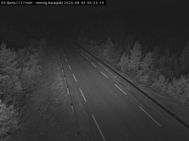 Traffic Cam Karasjok: E6 Barta