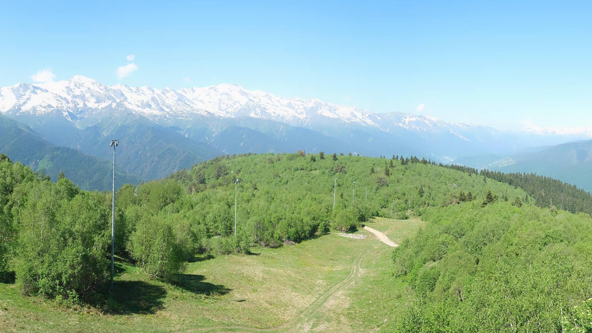 Traffic Cam Atsi: Mestia - Hatsvali Cable Car
