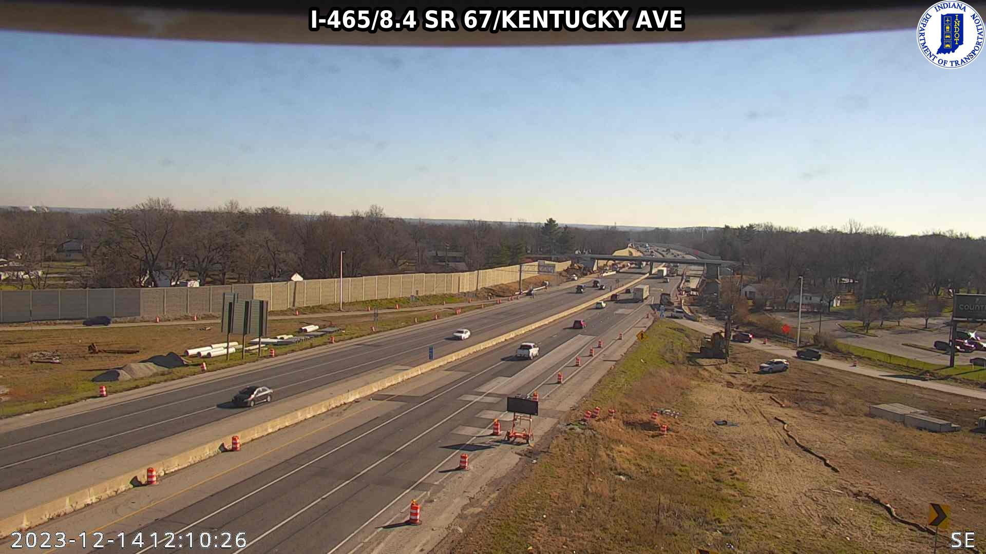 Traffic Cam Indianapolis: I-465: I-465/8.4 SR 67/KENTUCKY AVE: I-465/8.4 SR 67/KENTUCKY AVE