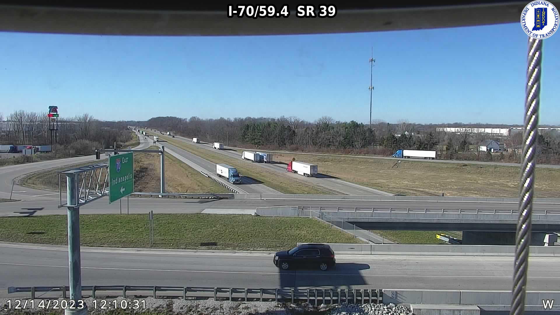 Traffic Cam Center Valley: I-70: I-70/59.4 SR 39: I-70/59.4 SR 39