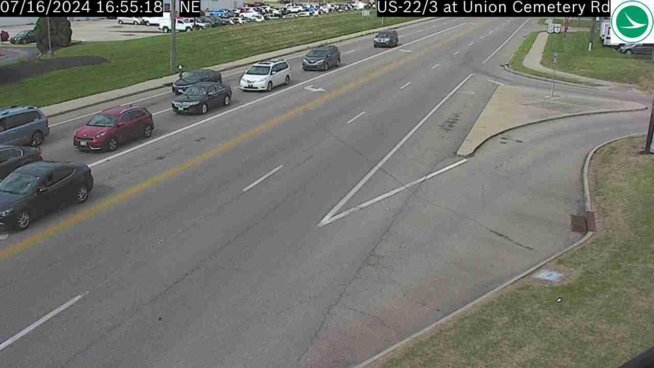 Traffic Cam Sixteen Mile Stand: US-22/3 at Union Cemetery Rd