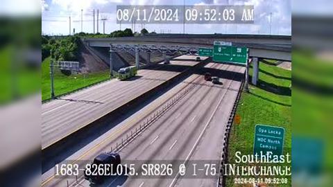 Traffic Cam Miami Lakes: 1297--2