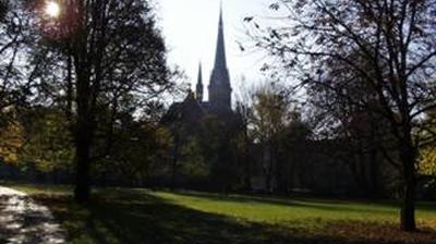 Scenic View of Petrikirche, Chemnitz Webcam